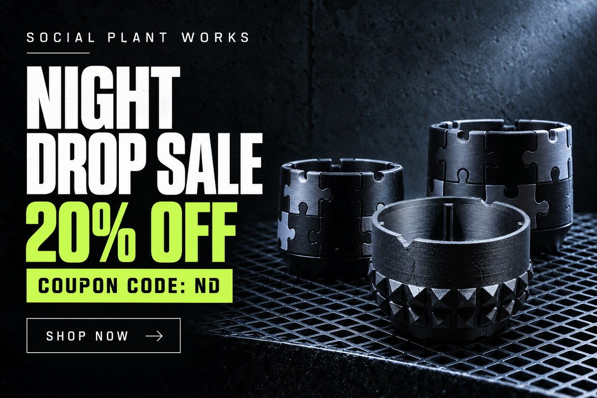 SOCIAL PLANT WORKS NIGHT DROP SALE 全品20%OFF クーポンコード ND